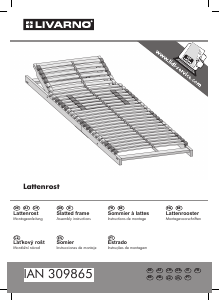 Manual de uso Livarno IAN 309865 Somier de láminas