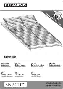 Manuál Livarno IAN 311171 Lamelový postelový rošt