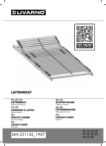 Instrukcja Livarno IAN 331143 Dno łóżka
