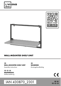 Brugsanvisning Livarno IAN 430870 Hylde