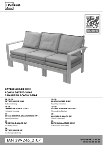 Mode d’emploi Livarno IAN 399246 Divan-lit