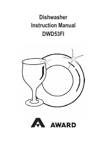 Manual Award DWD53FI Dishwasher