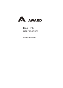 Manual Award H903BG Hob