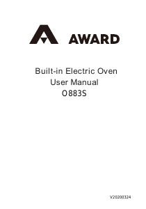 Handleiding Award O883S Oven