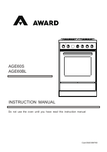 Handleiding Award AGE60BL Fornuis