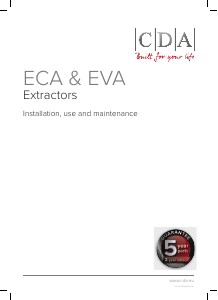 Manual CDA EVA60BL Cooker Hood