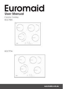 Handleiding Euromaid ECCT74 Kookplaat