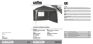 Brugsanvisning Florabest IAN 290964 Pavillon