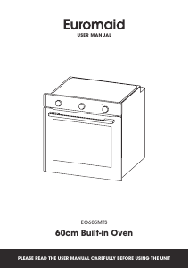 Manual Euromaid EO605MTS Oven