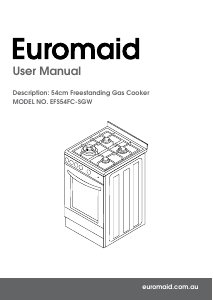 Handleiding Euromaid EFS54FC-SGW Fornuis