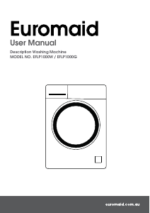 Handleiding Euromaid EFLP1000W Wasmachine