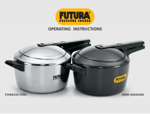 Manual Futura IF50 Pressure Cooker