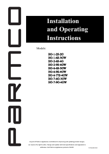 Handleiding Parmco HO-7-9G-4GW Kookplaat