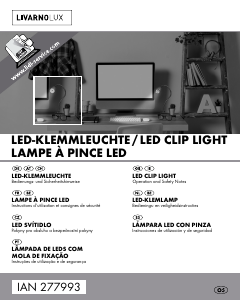 Mode d’emploi LivarnoLux IAN 277993 Lampe