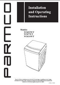 Handleiding Parmco WM7WT Wasmachine