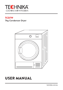 Handleiding Technika TCD7W Wasdroger