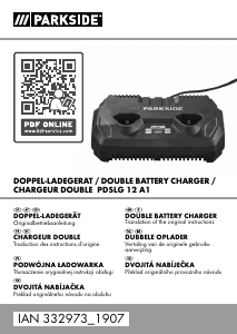 Mode d’emploi Parkside IAN 332973 Chargeur de batterie