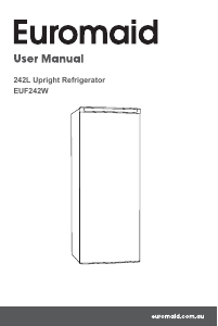 Handleiding Euromaid EUF242W Koelkast