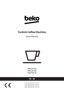 Manual BEKO TKM 2341 W Coffee Machine