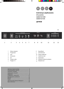Instrukcja Gorenje GS541D10X Zmywarka