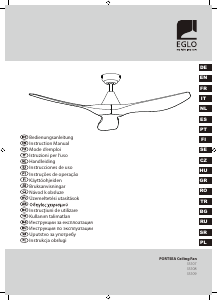 Manual Eglo 35109 Portsea Ventilador de teto