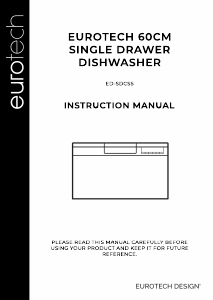Manual Eurotech ED-SDCSS Dishwasher