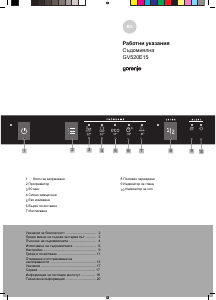 Наръчник Gorenje GV520E15 Съдомиалня