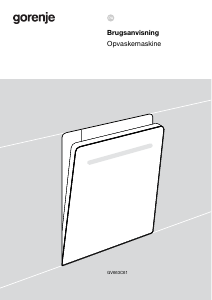 Brugsanvisning Gorenje GV663C61 Opvaskemaskine