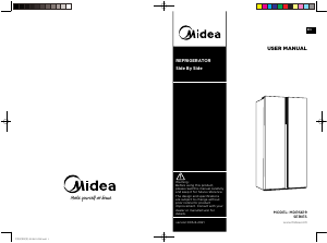 Priručnik Midea MDRS619FIE46 Frižider – zamrzivač