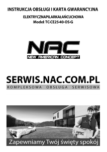 Instrukcja NAC TC-KE1800-40 Piła łańcuchowa