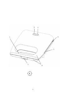Εγχειρίδιο Gorenje SM701GCW Σχάρα επαφής