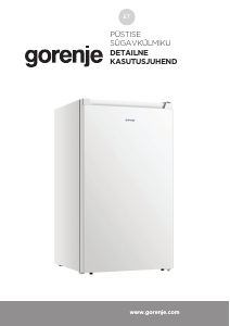 Kasutusjuhend Gorenje F39EPW4 Sügavkülmik