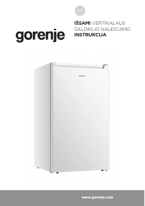 Vadovas Gorenje F39FPW4 Šaldiklis