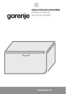 Kasutusjuhend Gorenje FH15FPW Sügavkülmik