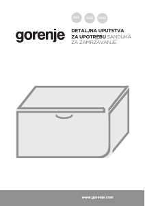 Priručnik Gorenje FH15FPW Zamrzivač