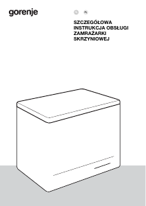 Instrukcja Gorenje FH451CW Zamrażarka