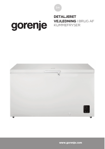 Brugsanvisning Gorenje FH50EAW Fryser