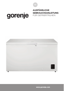 Bedienungsanleitung Gorenje FH50EAW Gefrierschrank