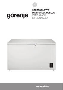 Instrukcja Gorenje FHC42EAW Zamrażarka