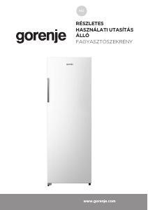 Használati útmutató Gorenje FN617EEW5 Fagyasztó