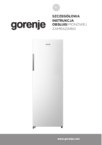 Instrukcja Gorenje FN617EEW5 Zamrażarka