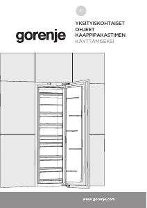 Käyttöohje Gorenje FNI418EE1 Pakastin