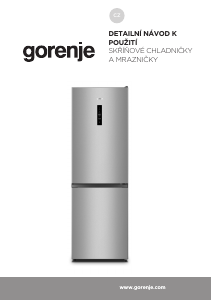Manuál Gorenje N619EAW4 Lednice s mrazákem