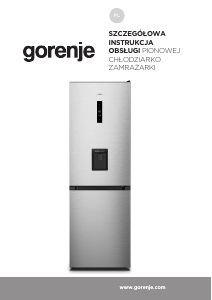 Instrukcja Gorenje NRK619EAXL4WD Lodówko-zamrażarka