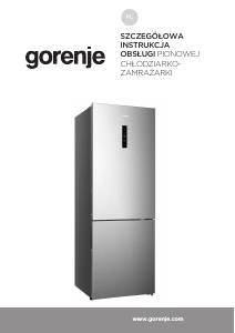 Instrukcja Gorenje NRK720EAXL4 Lodówko-zamrażarka