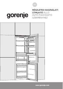 Használati útmutató Gorenje NRKI518EA1 Hűtő és fagyasztó