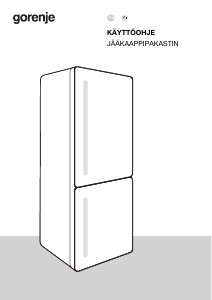 Käyttöohje Gorenje NRKP61DA2W4 Jääkaappipakastin
