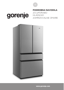 Priročnik Gorenje NRM818EUX Hladilnik in zamrzovalnik