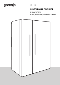 Instrukcja Gorenje NRR9185EABXL Lodówko-zamrażarka