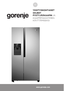 Käyttöohje Gorenje NRS9EVX1 Jääkaappipakastin